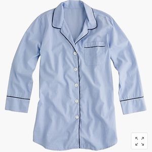 JCrew Nightshirt in end-on-end cotton